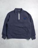 Acne Studios Face Logo Quarter Zip Sweatshirt