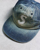 Supreme Pigment Dyed Denim S Logo Camp Cap