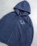 Stussy '80' Collegiate Zip Up Hoodie