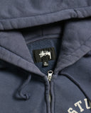 Stussy '80' Collegiate Zip Up Hoodie