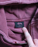 Stussy New Wave Designs Zip Up Hoodie