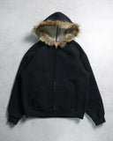 Supreme Faux Fur Zip Up Hoodie