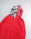 BAPE Grey Camo Shark Zip Up Hoodie