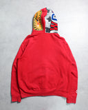 BAPE Grey Camo Shark Zip Up Hoodie