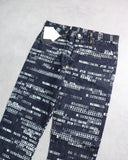 Hysteric Glamour Typewriter Denim Jeans