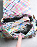 Vivienne Westwood Hazel Treasure Multicolor Plaid Handbag