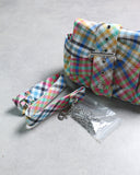 Vivienne Westwood Hazel Treasure Multicolor Plaid Handbag