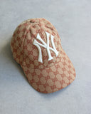 Gucci x MLB New York Yankees Monogram Baseball Cap