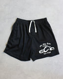 On The Arm Studded Biker Mesh Shorts