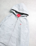 Supreme Small Box Logo Thermal Zip Up Hoodie