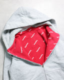 Supreme Small Box Logo Thermal Zip Up Hoodie