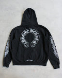 Chrome Hearts Floral Horseshoe Hoodie
