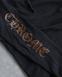Chrome Hearts Brown Script Logo Hoodie