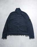 Stone Island Knitted Zip Up Turtleneck Sweater