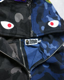 BAPE Camo Shark Split Zip Hoodie