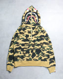 BAPE 1st Camo Shark Quarter Zip Hoodie