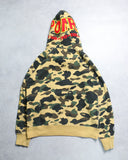 BAPE 1st Camo Shark Quarter Zip Hoodie