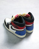 Jordan 1 Retro High OG SP Fragment x Union LA Varsity Red Sport Royal