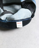 Supreme Denim Spell Out Box Logo Camp Cap