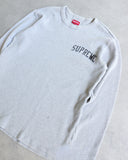 Supreme Arc Logo Waffle Knit Thermal Sweater