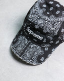 Supreme Paisley Bandana Box Logo Camp Cap