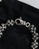 Chrome Hearts Tiny Plus Cross .925 Silver Bracelet Lobster Hook Variant