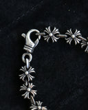 Chrome Hearts Tiny Plus Cross .925 Silver Bracelet Lobster Hook Variant