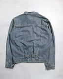 Hysteric Glamour Distress Stitched Denim Trucker Jacket