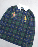 Ralph Lauren 1990's Tartan Mercer Polo Shirt