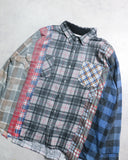Needles Rebuild Plaid Flannel Button Up Shirt