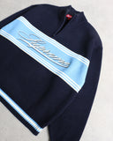 Supreme Script Stripe Half Zip Sweater