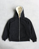 Supreme Faux Fur Lined Zip Up Hoodie