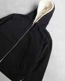 Supreme Faux Fur Lined Zip Up Hoodie
