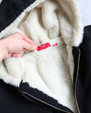 Supreme Faux Fur Lined Zip Up Hoodie