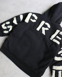 Supreme Faux Fur Lined Zip Up Hoodie