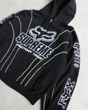 Supreme Fox Racing Zip Up Hoodie