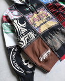 Supreme Number (N)ine Patchwork Zip Up Hoodie