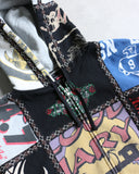 Supreme Number (N)ine Patchwork Zip Up Hoodie