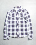 Number (N)ine Squared Plaid L/S Flannel Button Up Shirt