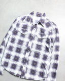 Number (N)ine Squared Plaid L/S Flannel Button Up Shirt