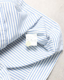 Hysteric Glamour Striped Patchwork Zip Up S/S Work Shirt