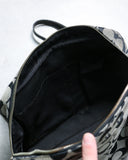 Coach Signature Monogram Soho Flap Satchel Bag
