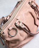 Gucci Guccissima Medium Sukey Top Handle Leather Handbag
