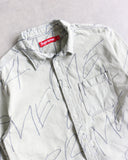 Supreme Handwriting Jacquard L/S Denim Shirt