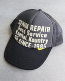 Kapital Denim Repair Service Patchwork Trucker Cap