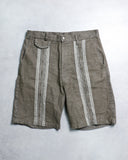 Kapital 12oz Yagasuri Jacquard Denim Shorts
