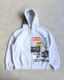 Supreme 176 Patchwork Zip Up Hoodie
