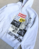 Supreme 176 Patchwork Zip Up Hoodie