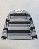 BAPE Striped L/S Tee