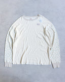 Kapital Floral Sleeve Thermal Sweater